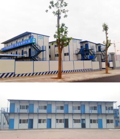 K式活動(dòng)房現(xiàn)場安裝完工